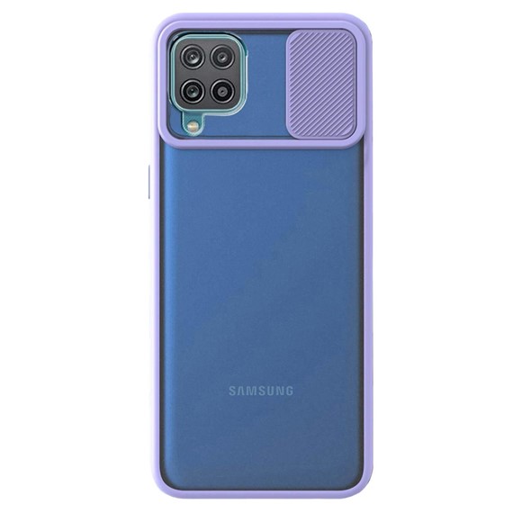 CaseUp Samsung Galaxy M32 4G Kılıf Camera Swipe Protection Lila 2